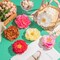 6Pcs Multi-color Flower Hair Clips for Women Large 4” Artificial Peony Flower Hair Clip